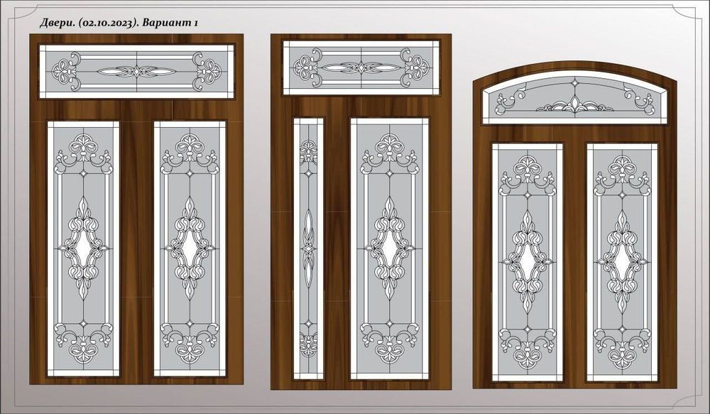 Художественные витражи на стёкла