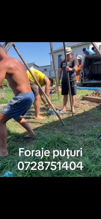 Foraje puturi prelungiri decolmatari denisipari 0️⃣7️⃣2️⃣8️⃣7️⃣5️⃣1️⃣4️⃣0️⃣4️⃣
