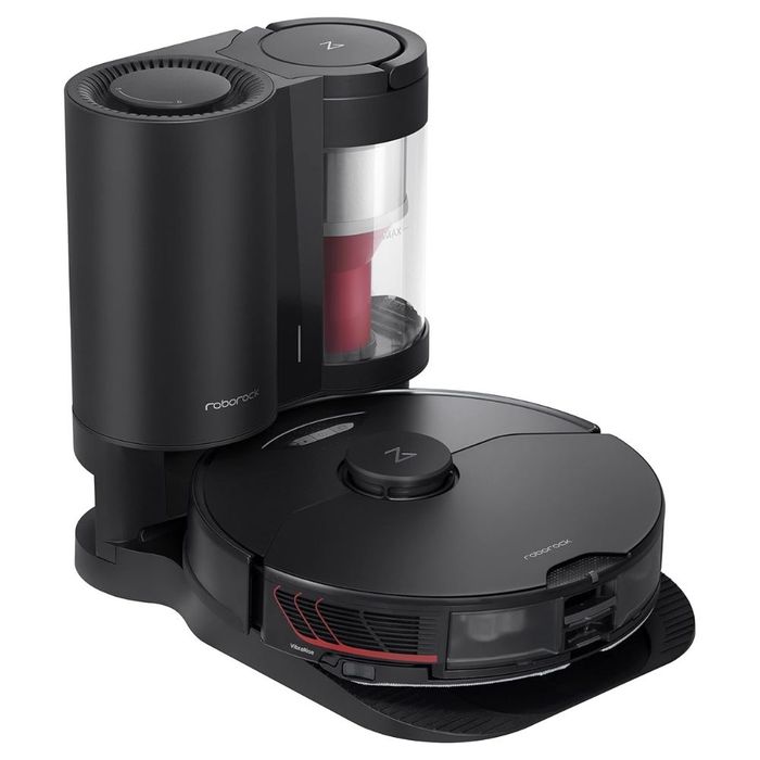 Робот Прахосмукачка с Моп Roborock S7 MaxV Plus, 5100 Pa, Черен