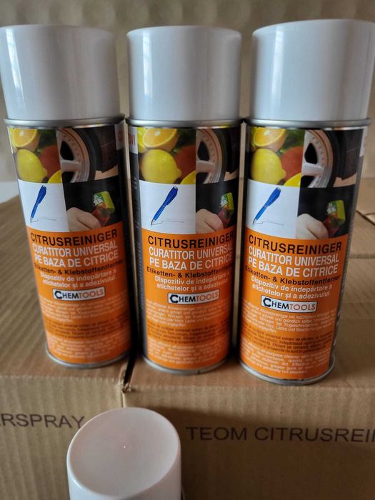 Spray curatat adezivi.Spray curatat etichete.Spray curatat marker+pix
