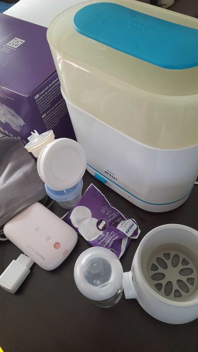 Помпа за кърмачки, стерилизатор и ел. уред за затопляне на храна