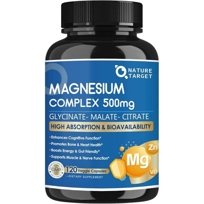 Magnesium Complex 500mg Магниевый комплекс - глицинат малат цитрат