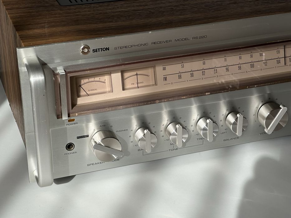 Amplificator SETTON RS200 Japan Vintage Carcasa Lemn Tuner Ocazie ...