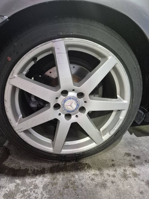 Джанти с гуми 18" 5х112 мерцедес AMG оригинал