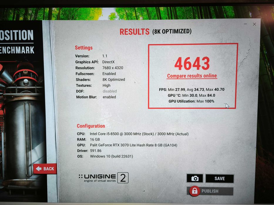 Placa video Palit GeForce RTX 3070 JetStream 8GB GDDR6 256 bit
