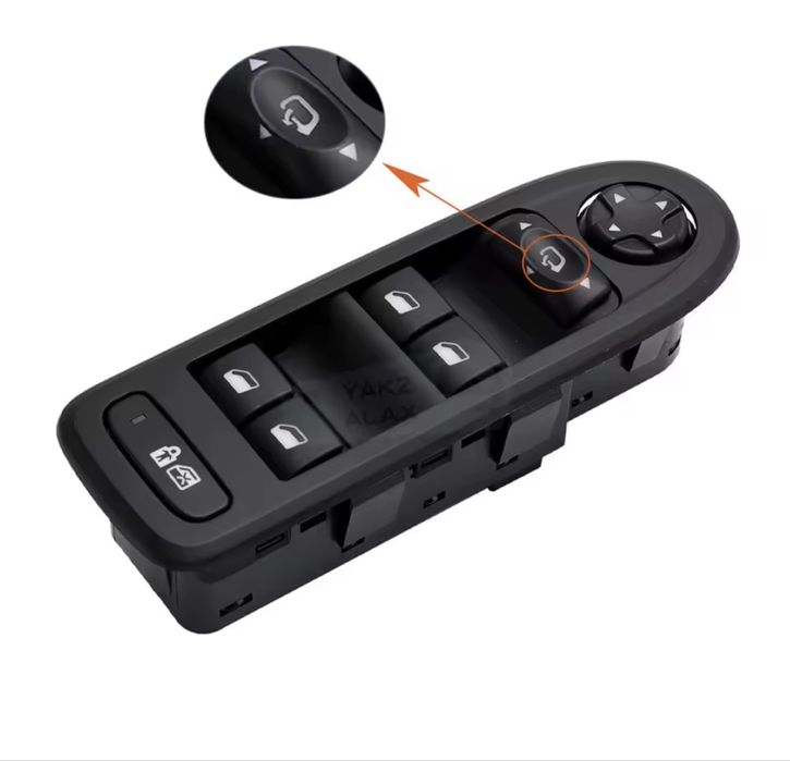 Butoane Geamuri Electrice Buton Comanda Sofer Consola Comenzi Geamuri Geam PEUGEOT 308 2007-2013 508 2009-2017 CITROEN C5 2008-2015 98054508ZD