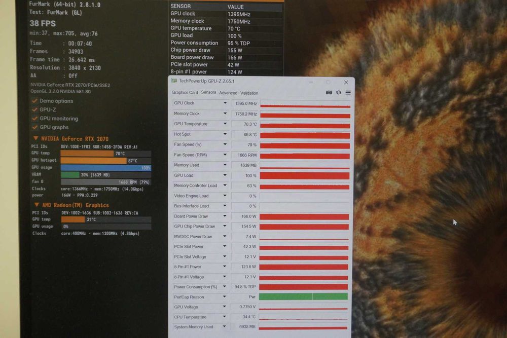 Видеокарта RTX 2070 8GB Gigabyte / вкл ДДС