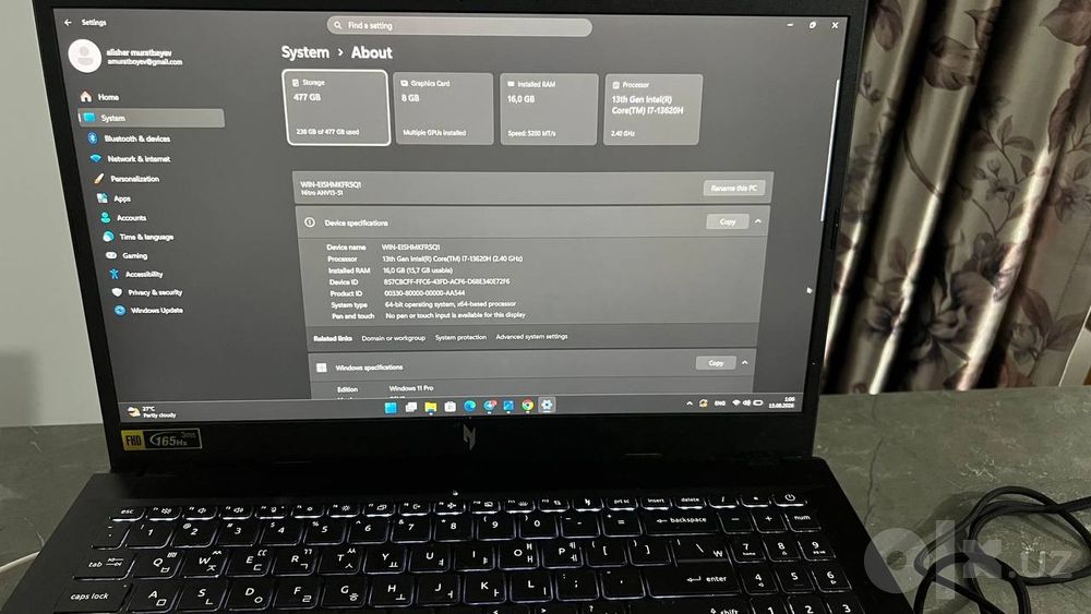 Acer Nitro V 15 — Kuchli Gaming / Ish uchun Zo‘r Noutbuk!