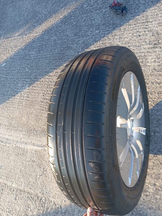 Vand jante Mercedes 16 inch cu anvelope vara Dunlop