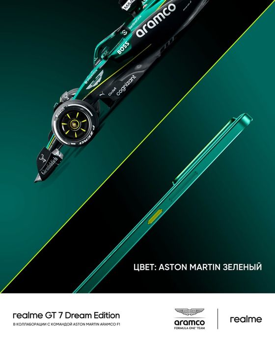 Realme Gt7 Aston Martin Edition