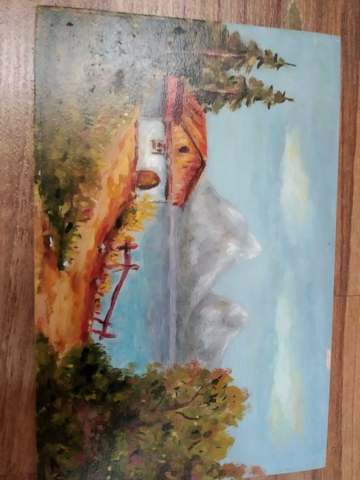 Миниатюры авторские живопись масло на фанере