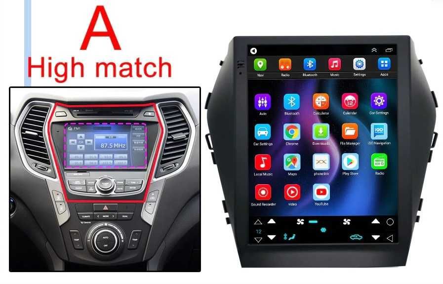 Navigatie Android Hyundai Tucson,Elantra,Accent,Terracan,SANTAFE,GETZ
