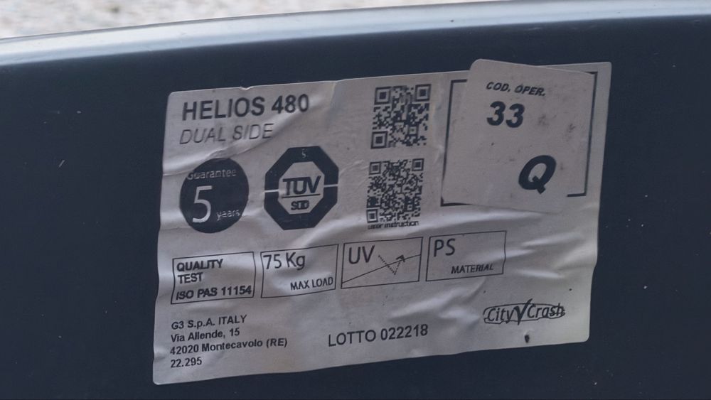 Автобокс G3 Helios 480 с универсални греди AMOS D-1 – 390 литра