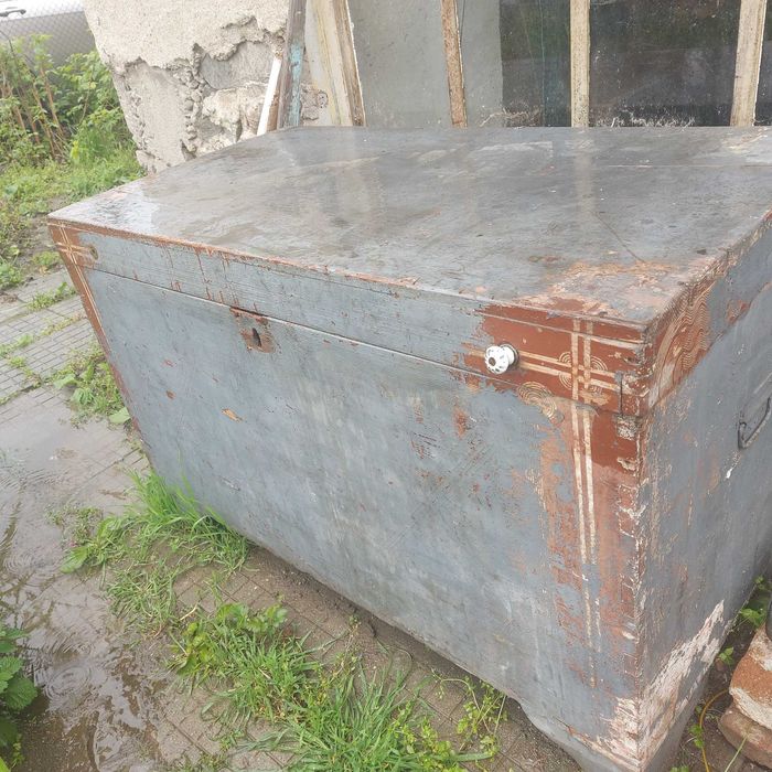 Дървен гръцки  баул