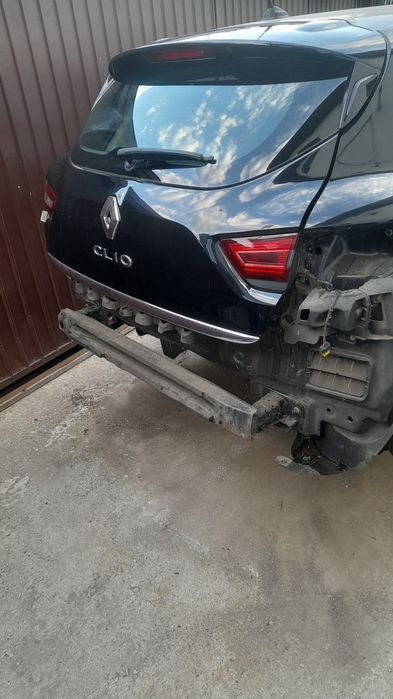 Haion Cu Luneta Stopuri Portbagaj Spate Complet Renault Clio 4 Hatchback Scurt Negru