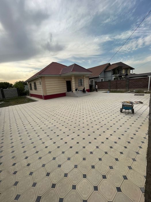 Укладка брусчатки