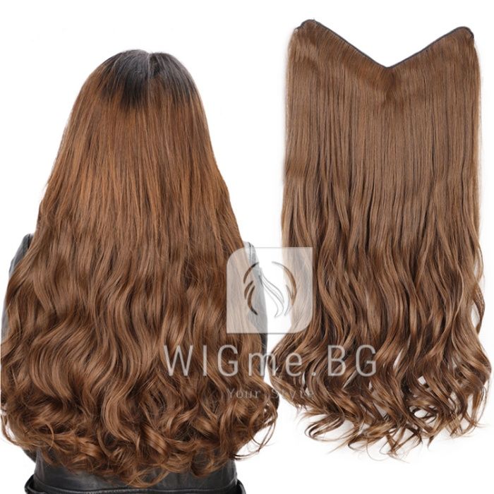 Треса с клипси на един ред - къдрава коса от WIGme.BG