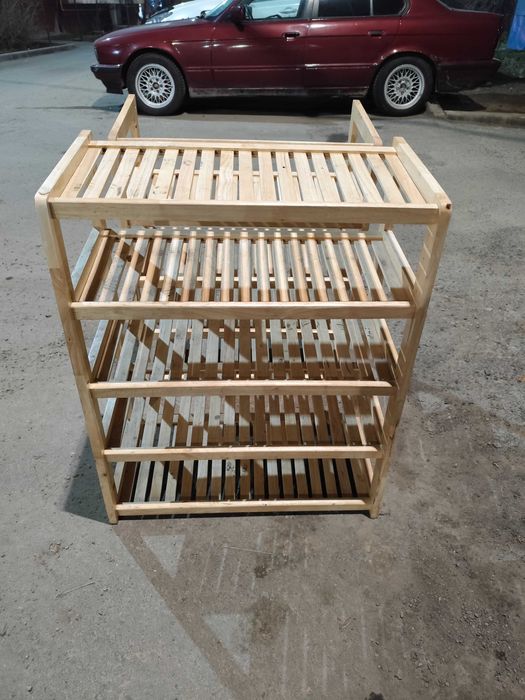 Деревянные полки для обуви!