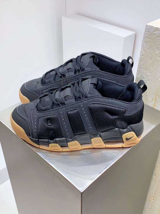 Нови мъжки маратонки Nike Air More Uptempo Low "Black/Gum