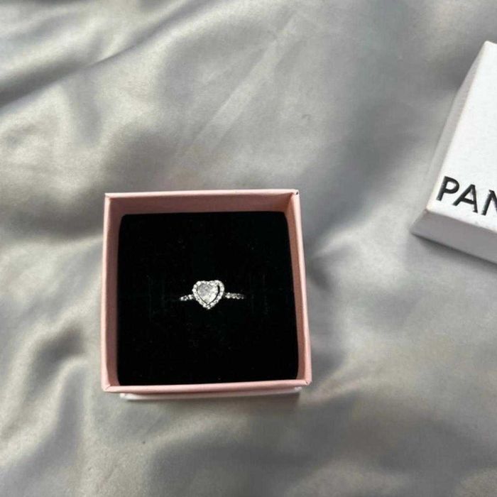 Inel Pandora Inimă Argintie - Argint 925, in cutie