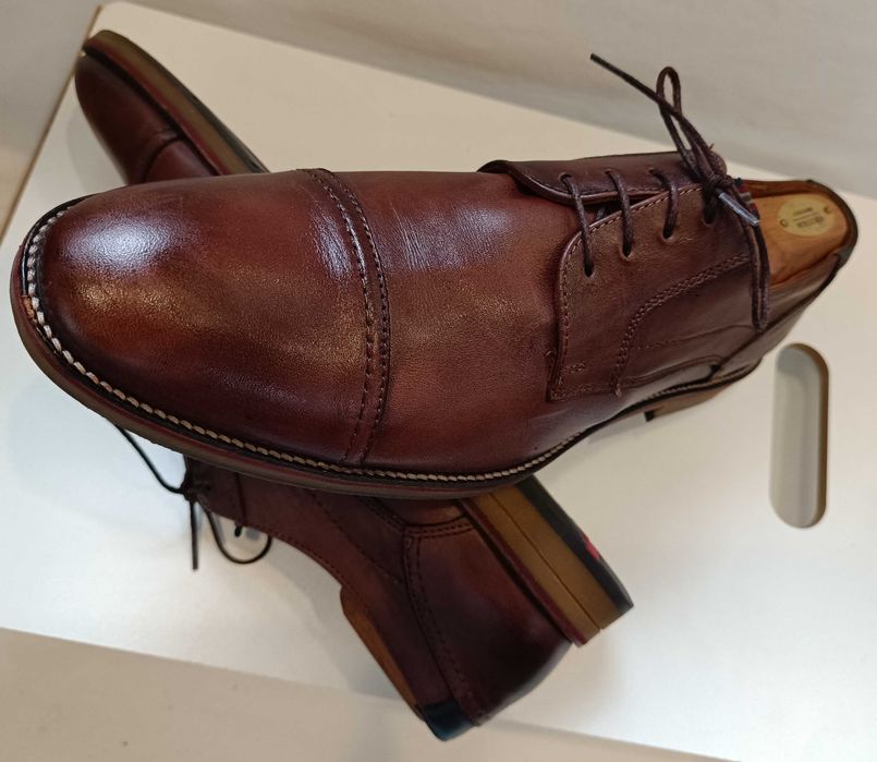 Pantofi derby 43 43.5 premium LLOYD piele naturala moale