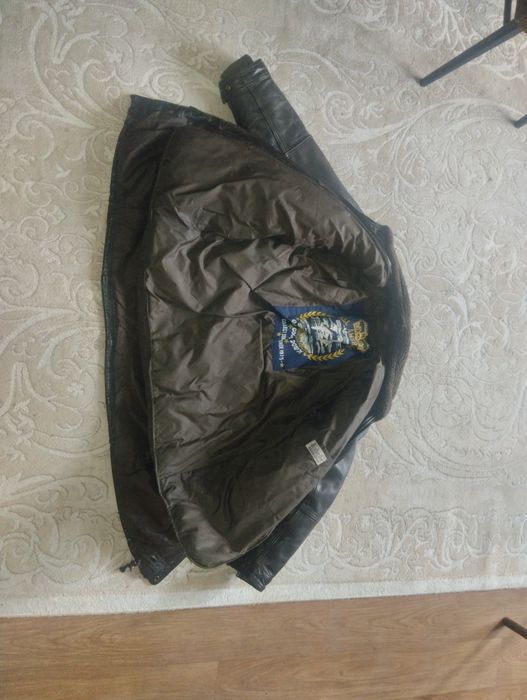 Кожаная куртка мужская