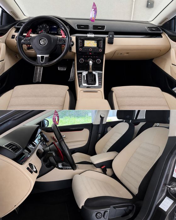 Volkswagen Passat CC R-Line 170CP / Faruri cu leduri Bi-Xenon / Automata / Interior Bi-Color / Incalzire in scaune / Parcheaza singura