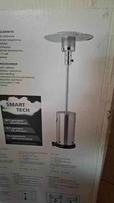 Vand incalzitor de terasa pentru butelie gaz