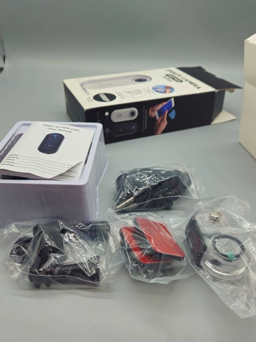 Топ цена!Спортна камера 1080P WiFi H.264 водоустойчива до 30 м