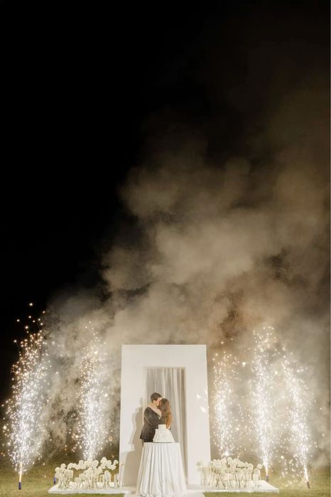 Холодные фонтаны! От шашу! Оформление!