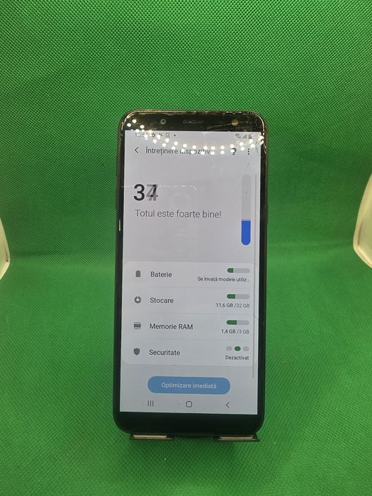 Samsung J6 2018 32/3GB•Fisurat •Amanet Lazar Crangasi •43507