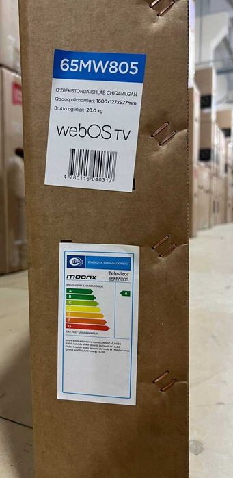 Телевизор moonx 65 4K Smart Webos TV со склада низком ценам + доставка
