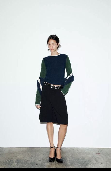 Zara свитер теплый зима