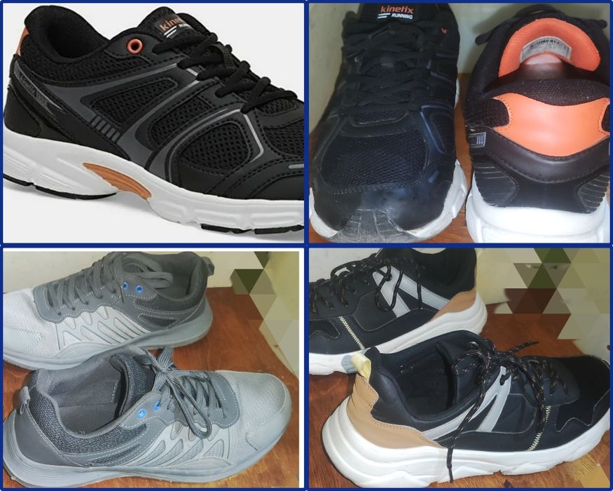 Кроссовки 3 пары! 44 размер. Kinetix. Redtag. Срочно цена за все!