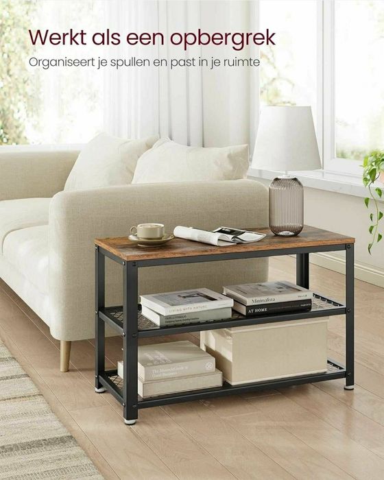 Banca/pantofar rustic,VASAGLE