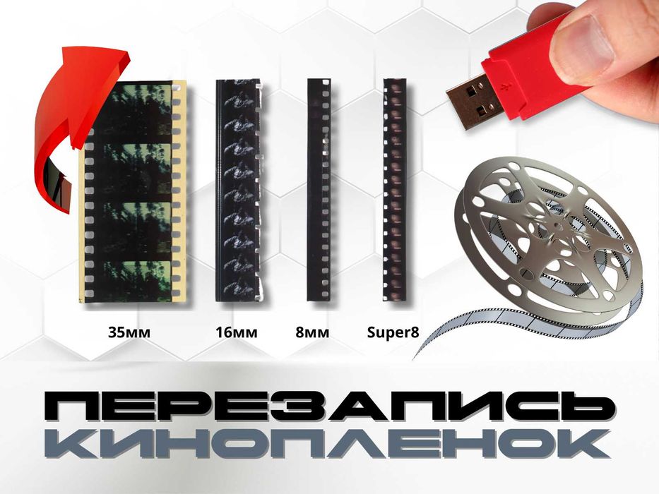 Оцифровка видеокассет и кинопленок