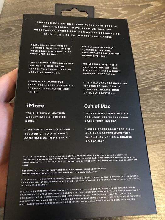 Husa MUJJO Husa Iphone XS MAX