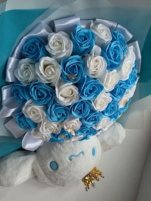 Buchet cu trandafiri din sapun