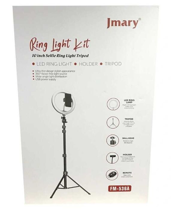 Jmary ФМ-536а ЛEД тўплами led lampa  кольцевая лампа лампа кольцевая