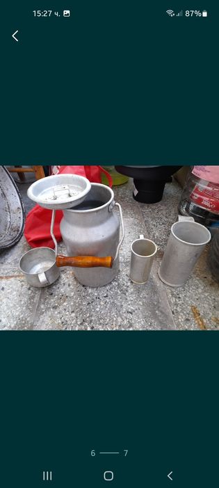 Сувенир нож и вилица, шишета,чаши,мерки