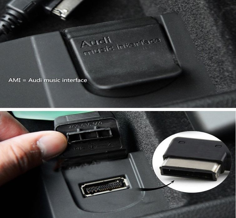 Cablu Adaptor AMI MMI cu USB pentru Volkswagen, Audi, Skoda