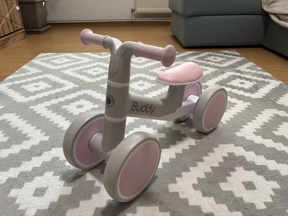 Bicicleta de echilibru copii 12-36 luni, lorelli buddy roz