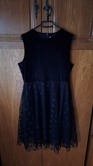 Rochie damă catifea fina si tulle