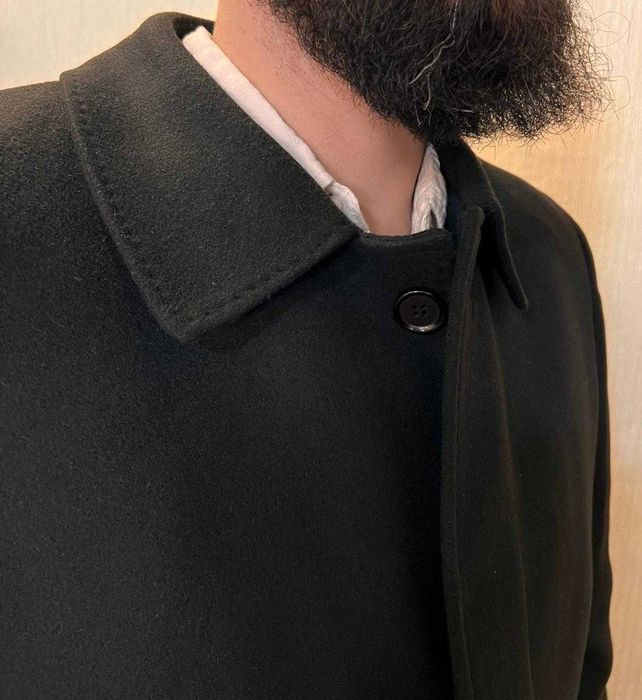 Пальто мужское черное