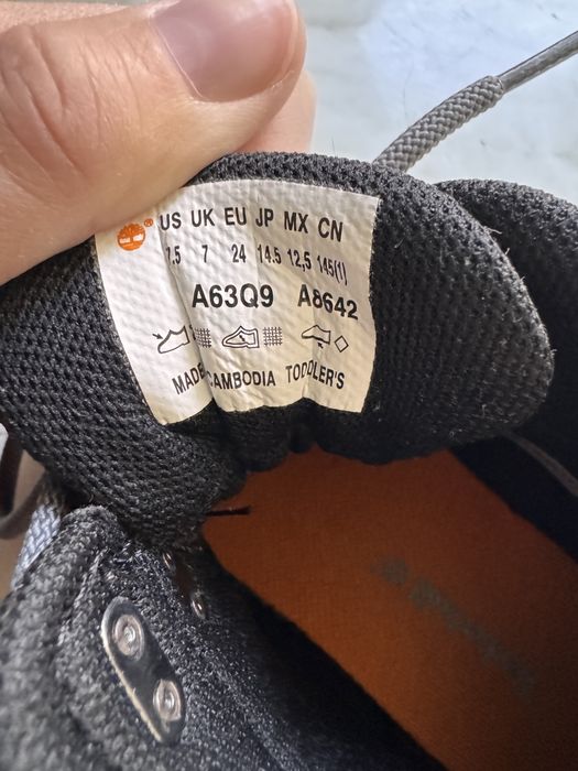 детские ботинки Timberland, 24 размер