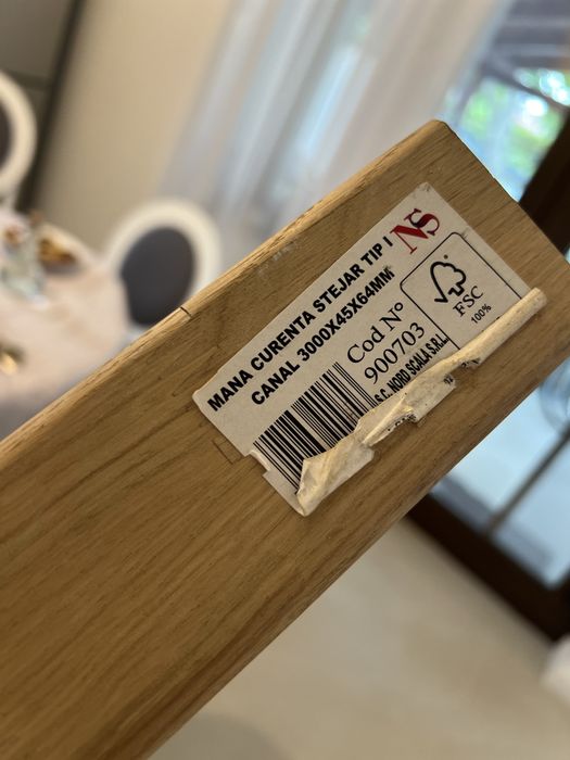 Balustrii si mana curenta stejar