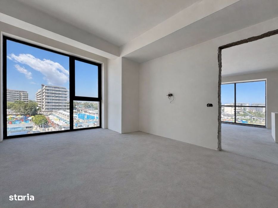 Finalizat | Apartament pe plaja cu vedere la mare in imobil premium