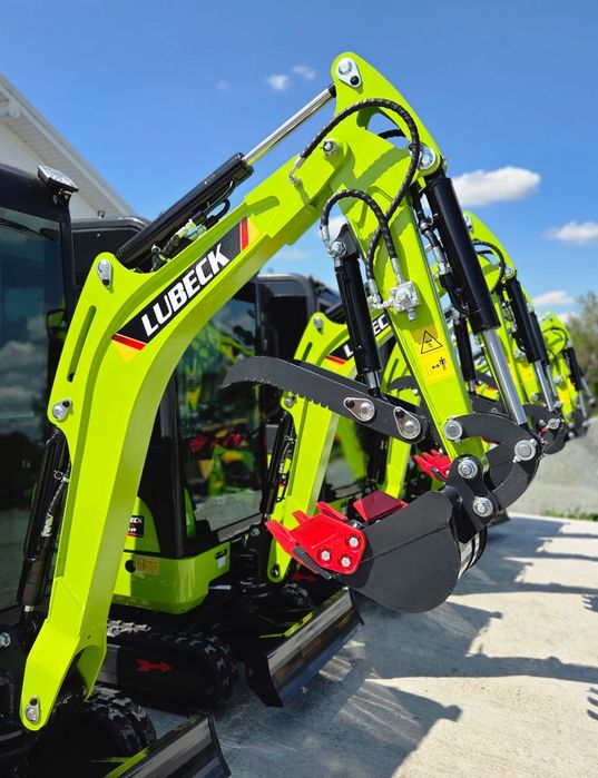Miniexcavator Lubeck W169Y CAB- Motor YANMAR- Garantie 2 ani- Factura externă fara TVA