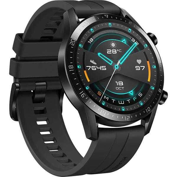 SmartWatch Huawei WATCH GT 2 46mm Bluetooth Difuzor Negru Nou Sigilat