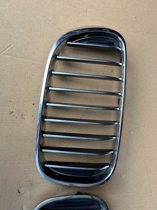 Grile bara fata crom BMW Seria 7 G11 G12, cod 5113 7357011, cod 5113 7357012, grile fata G11 G12